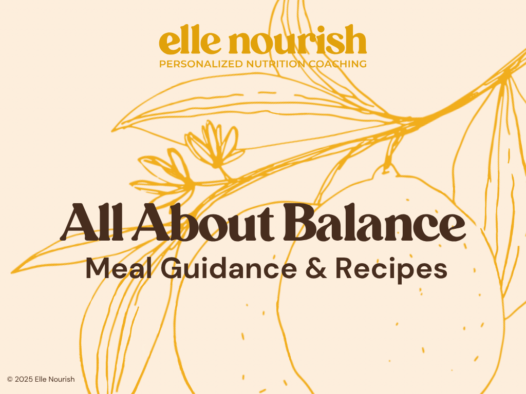 All About Balance Meal Guidance & Recipes