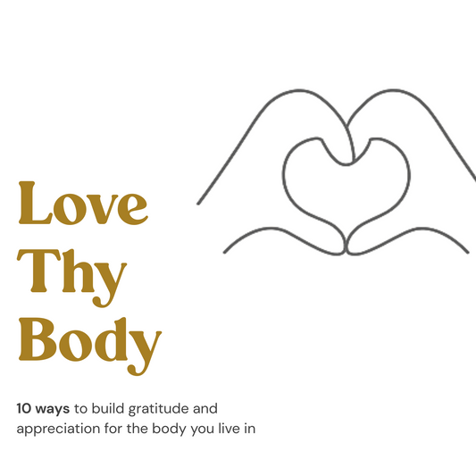 Love Thy Body Worksheet